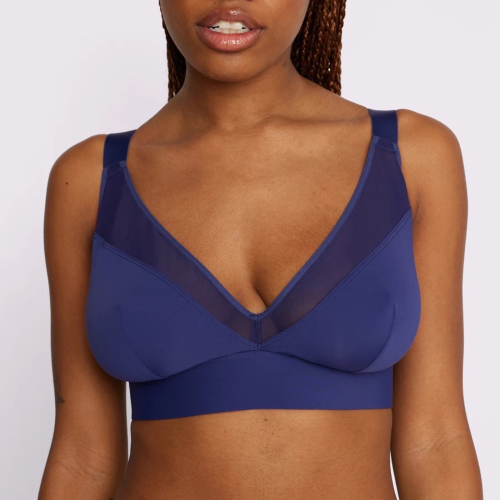 PARADE Plunge Bralette Re:Play 2+ Starry Sky, NWT